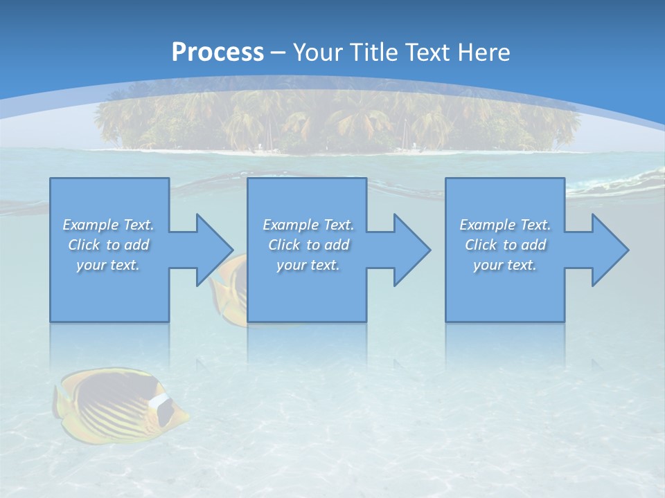 Dive Half Coastline PowerPoint Template