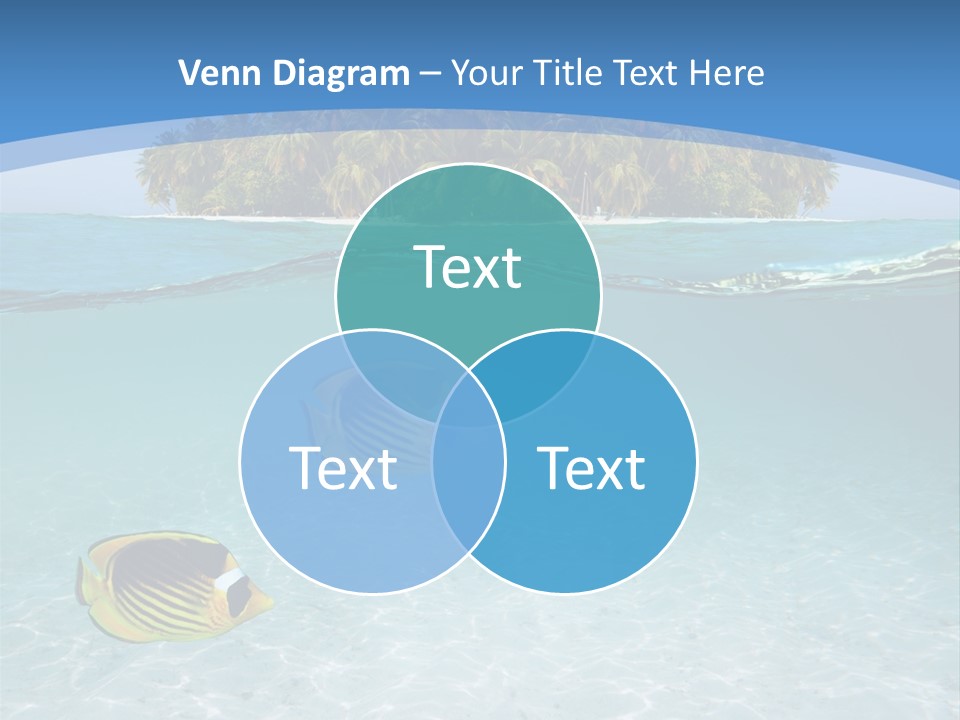 Dive Half Coastline PowerPoint Template
