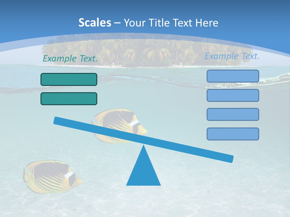 Dive Half Coastline PowerPoint Template