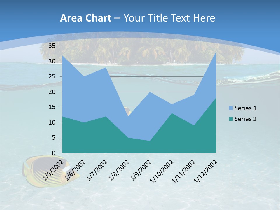 Dive Half Coastline PowerPoint Template