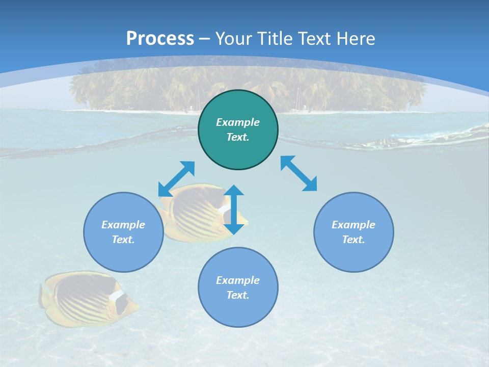 Dive Half Coastline PowerPoint Template