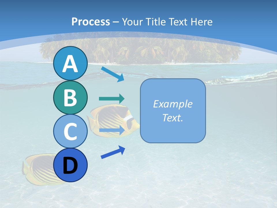 Dive Half Coastline PowerPoint Template