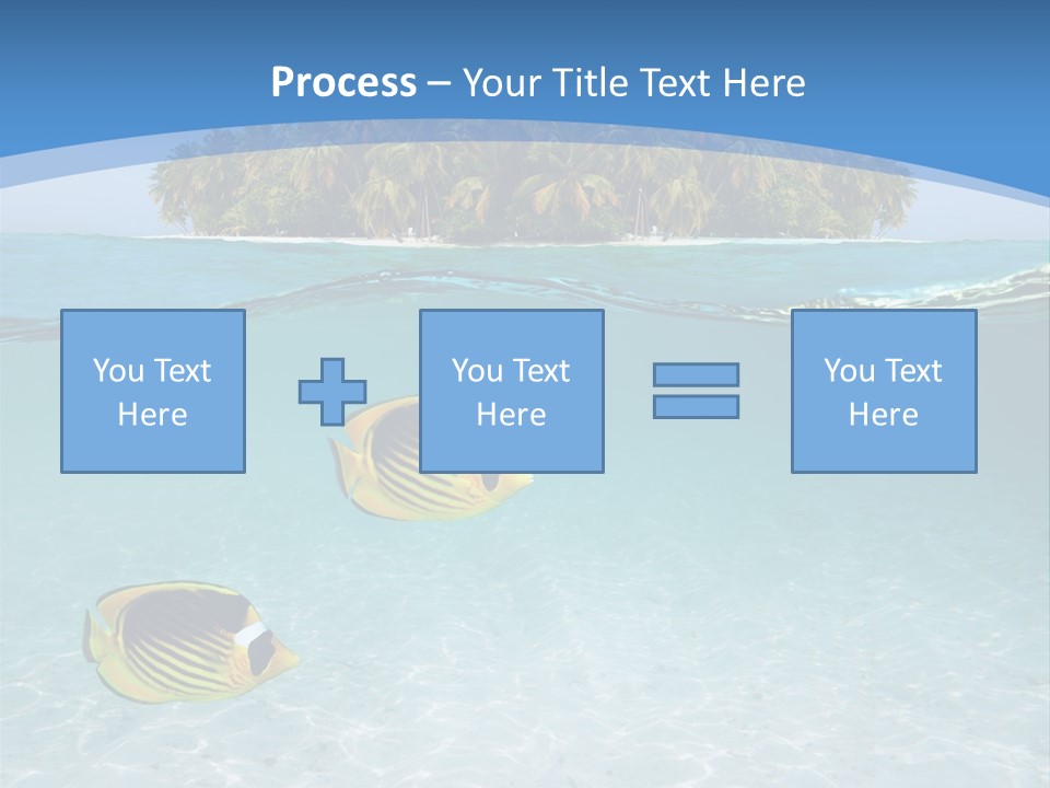Dive Half Coastline PowerPoint Template
