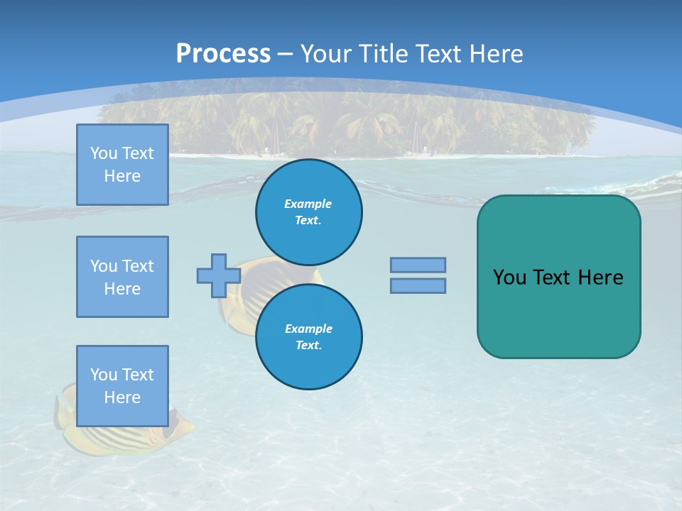Dive Half Coastline PowerPoint Template
