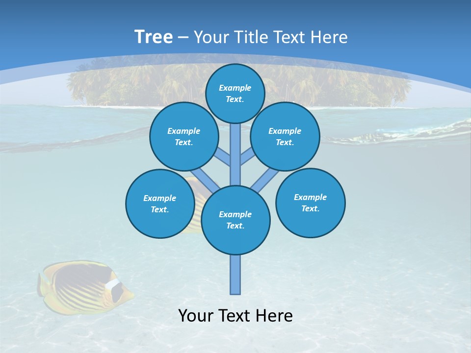 Dive Half Coastline PowerPoint Template