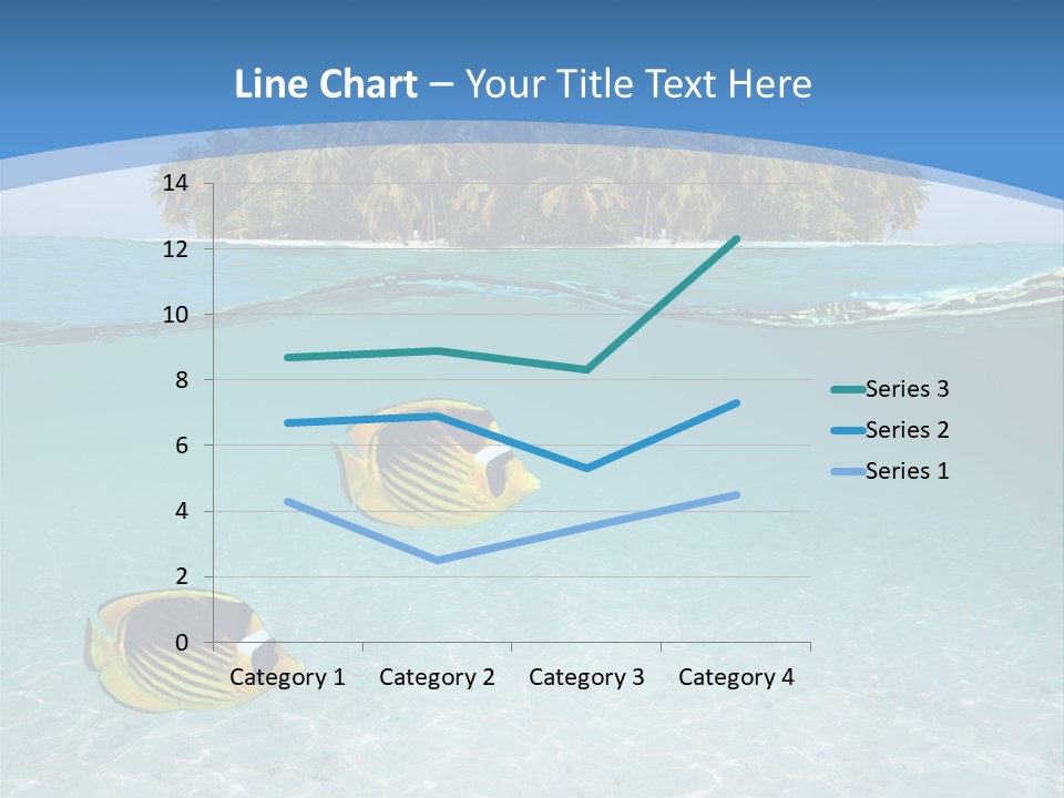 Dive Half Coastline PowerPoint Template