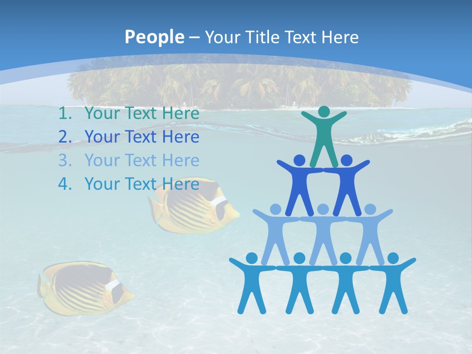 Dive Half Coastline PowerPoint Template