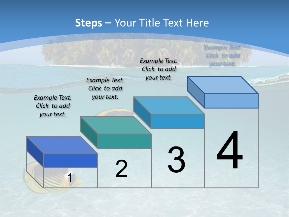 Dive Half Coastline PowerPoint Template