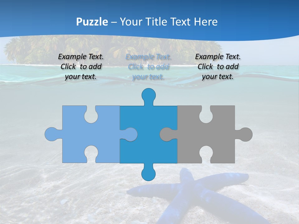 Color Sunlight Aquarium PowerPoint Template