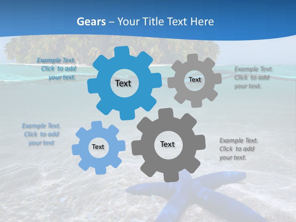 Color Sunlight Aquarium PowerPoint Template