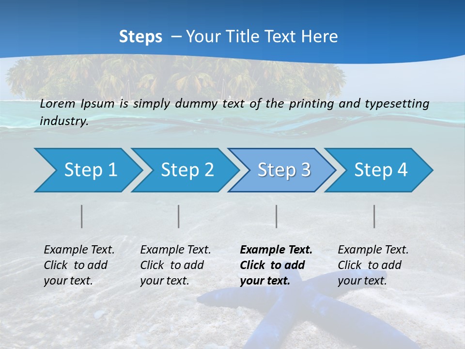 Color Sunlight Aquarium PowerPoint Template
