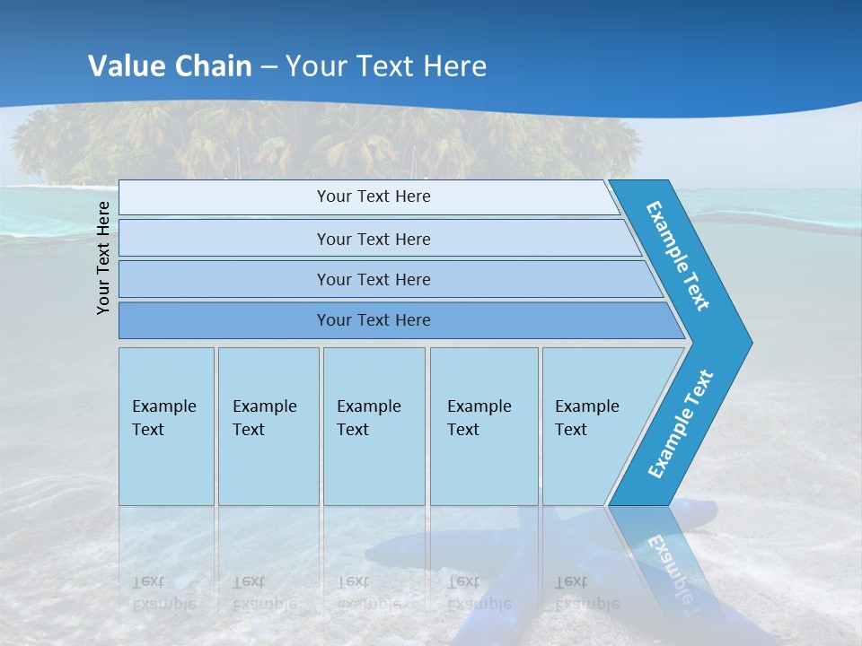 Color Sunlight Aquarium PowerPoint Template
