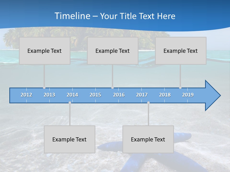 Color Sunlight Aquarium PowerPoint Template