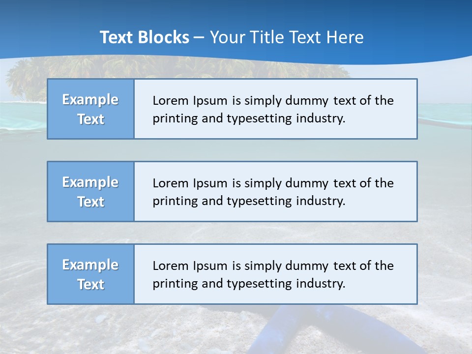 Color Sunlight Aquarium PowerPoint Template