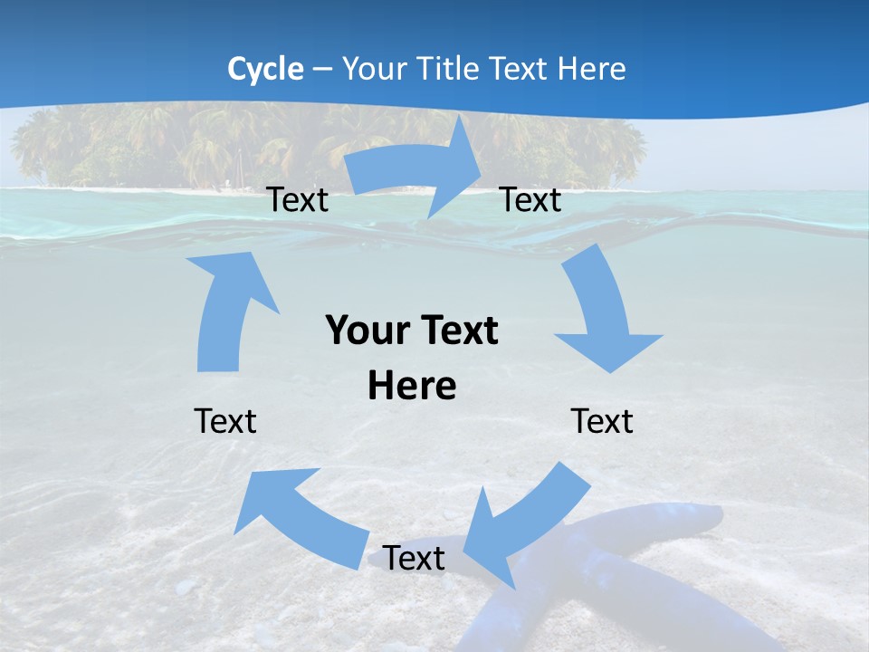 Color Sunlight Aquarium PowerPoint Template