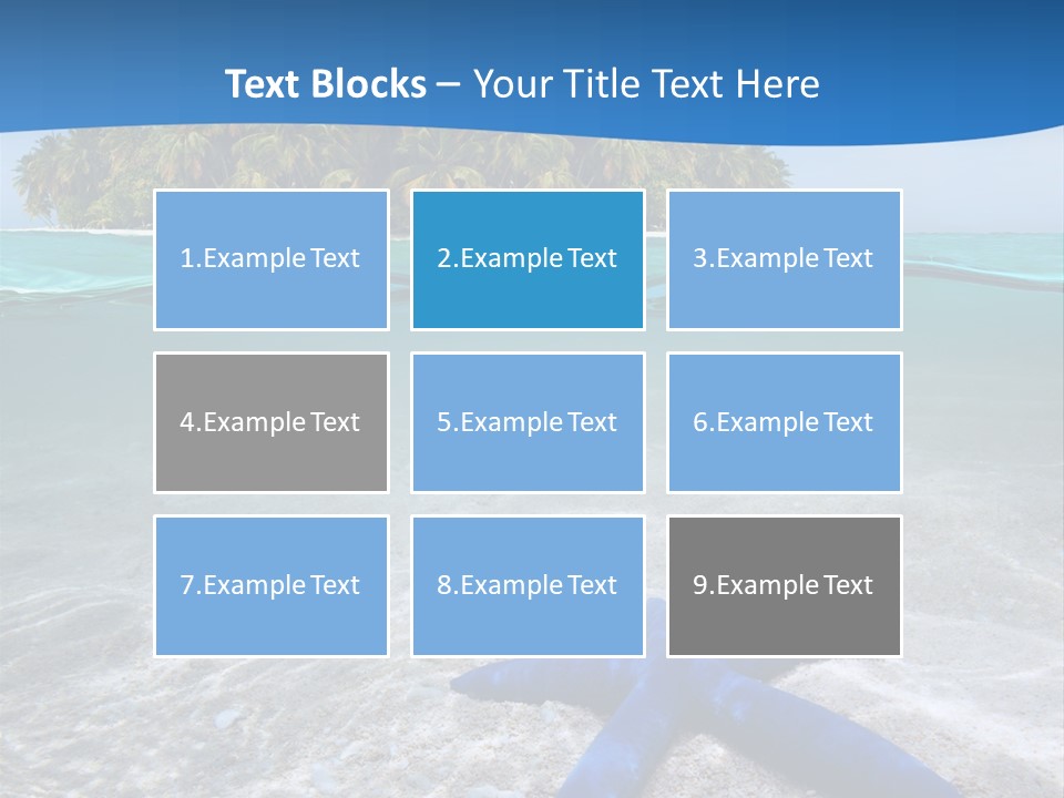 Color Sunlight Aquarium PowerPoint Template