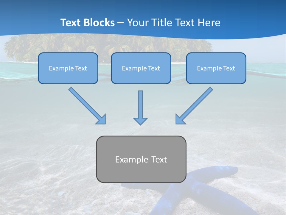 Color Sunlight Aquarium PowerPoint Template