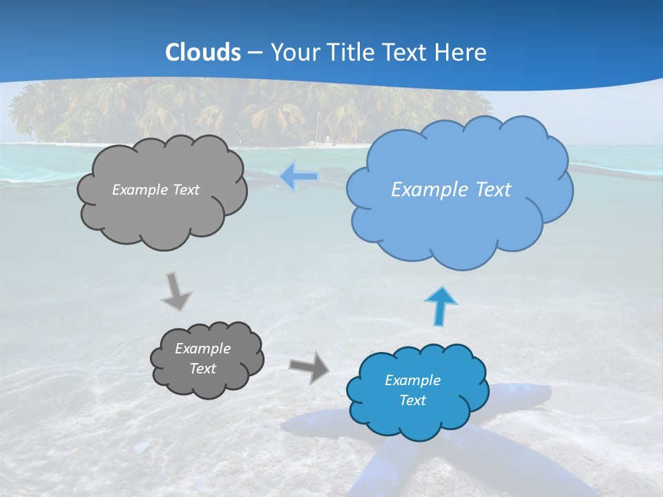 Color Sunlight Aquarium PowerPoint Template