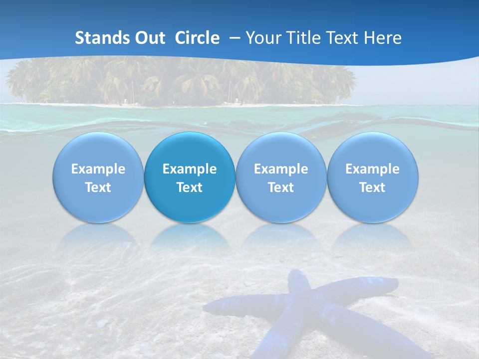 Color Sunlight Aquarium PowerPoint Template