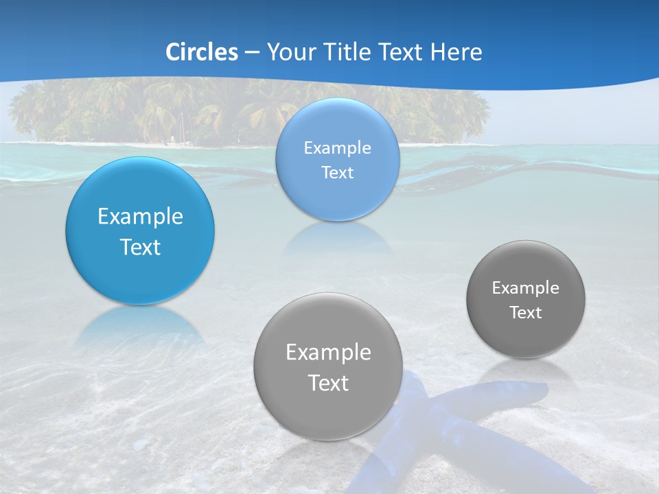 Color Sunlight Aquarium PowerPoint Template