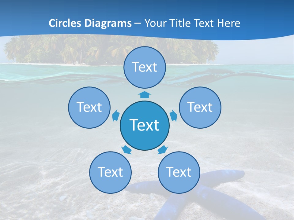 Color Sunlight Aquarium PowerPoint Template