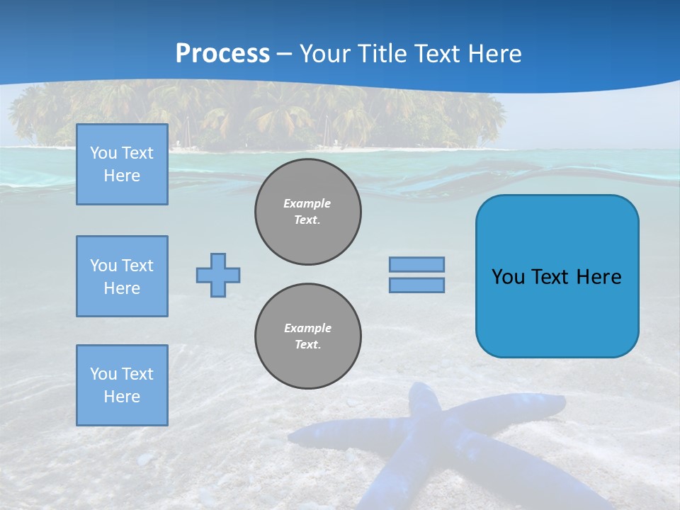 Color Sunlight Aquarium PowerPoint Template