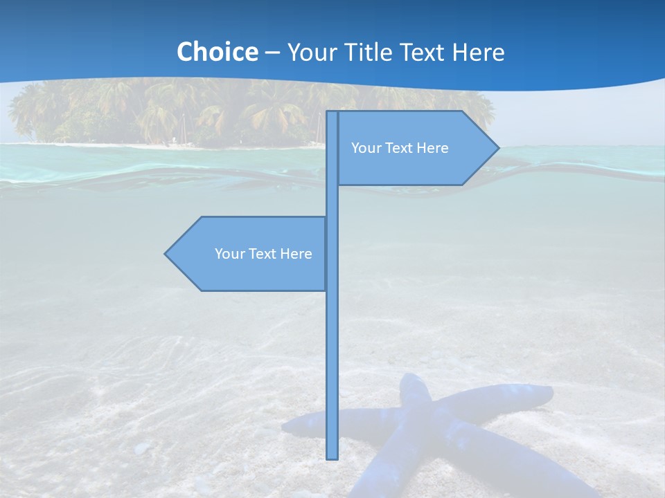 Color Sunlight Aquarium PowerPoint Template