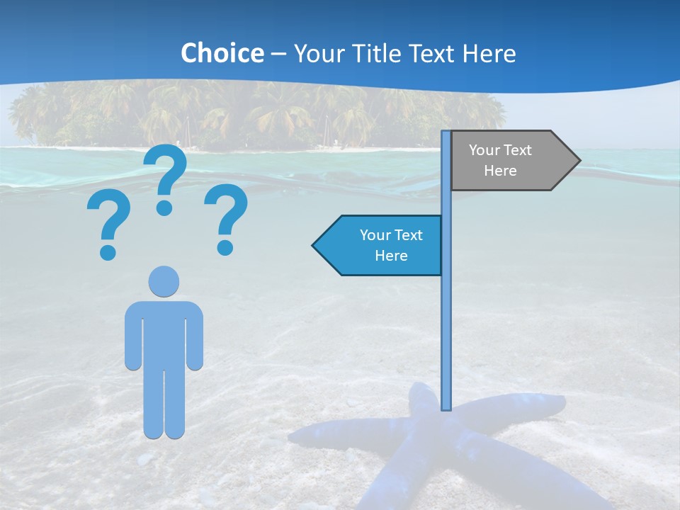 Color Sunlight Aquarium PowerPoint Template