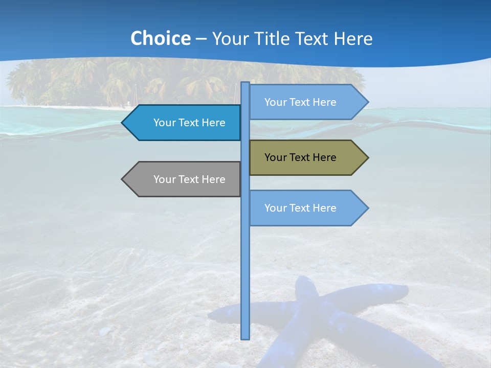 Color Sunlight Aquarium PowerPoint Template