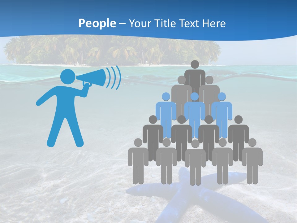 Color Sunlight Aquarium PowerPoint Template