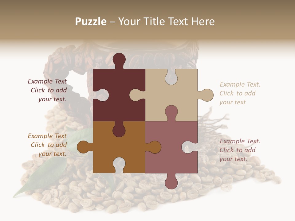 Cup Romantic Breakfast PowerPoint Template