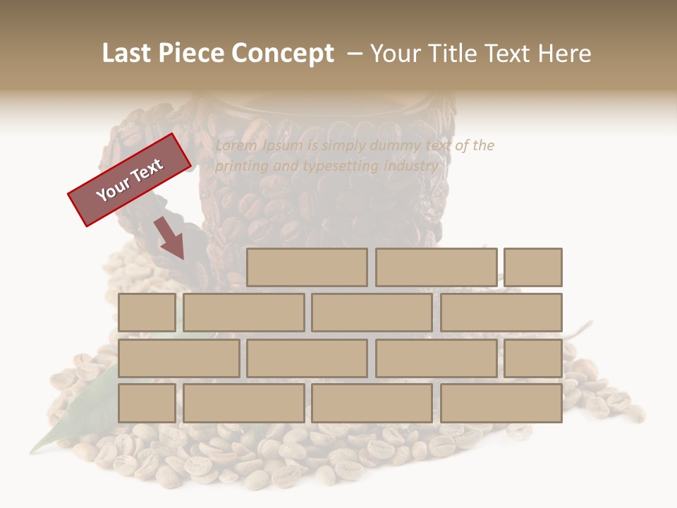 Cup Romantic Breakfast PowerPoint Template