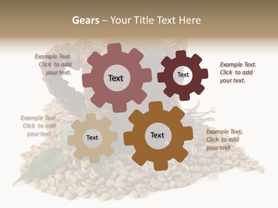Cup Romantic Breakfast PowerPoint Template