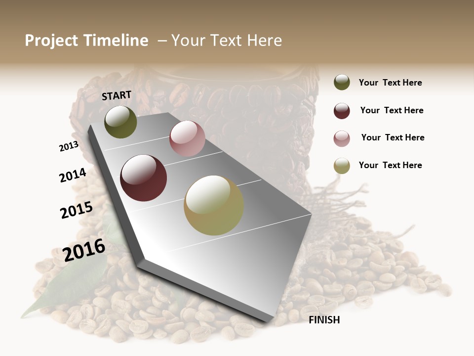 Cup Romantic Breakfast PowerPoint Template