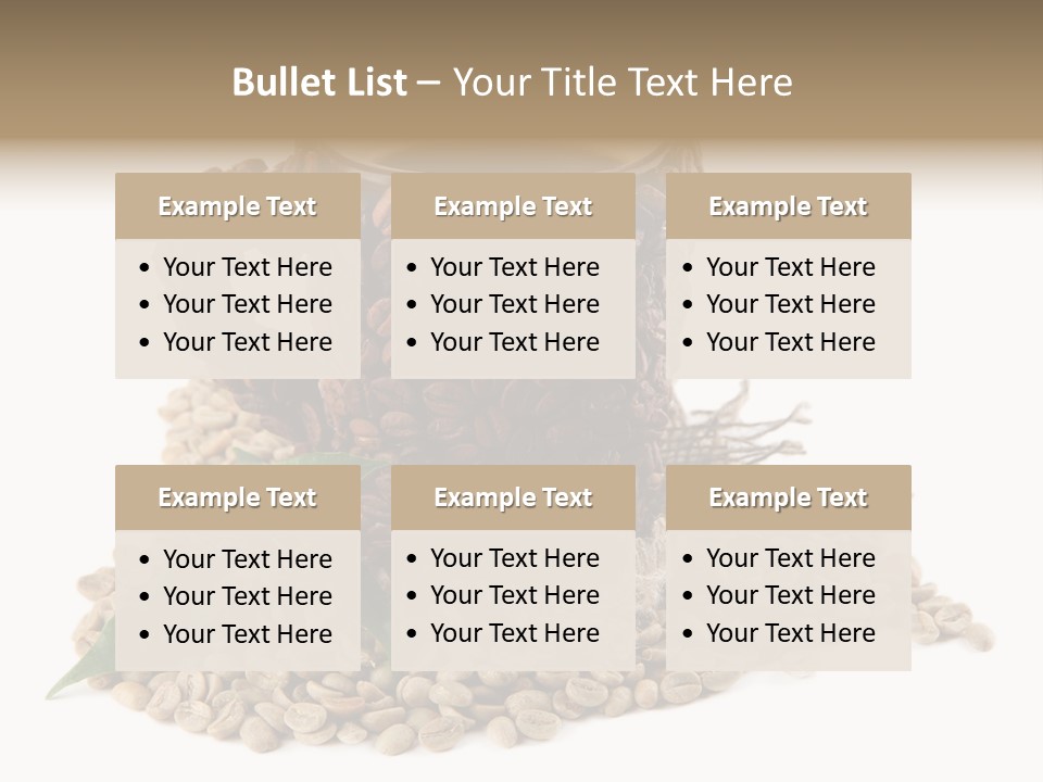Cup Romantic Breakfast PowerPoint Template