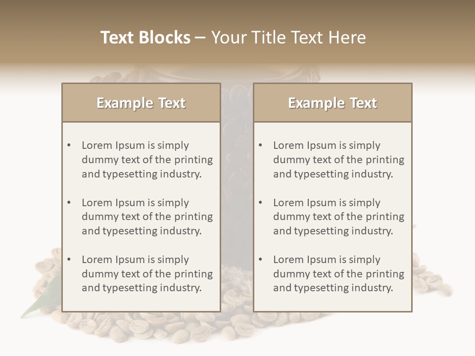 Cup Romantic Breakfast PowerPoint Template