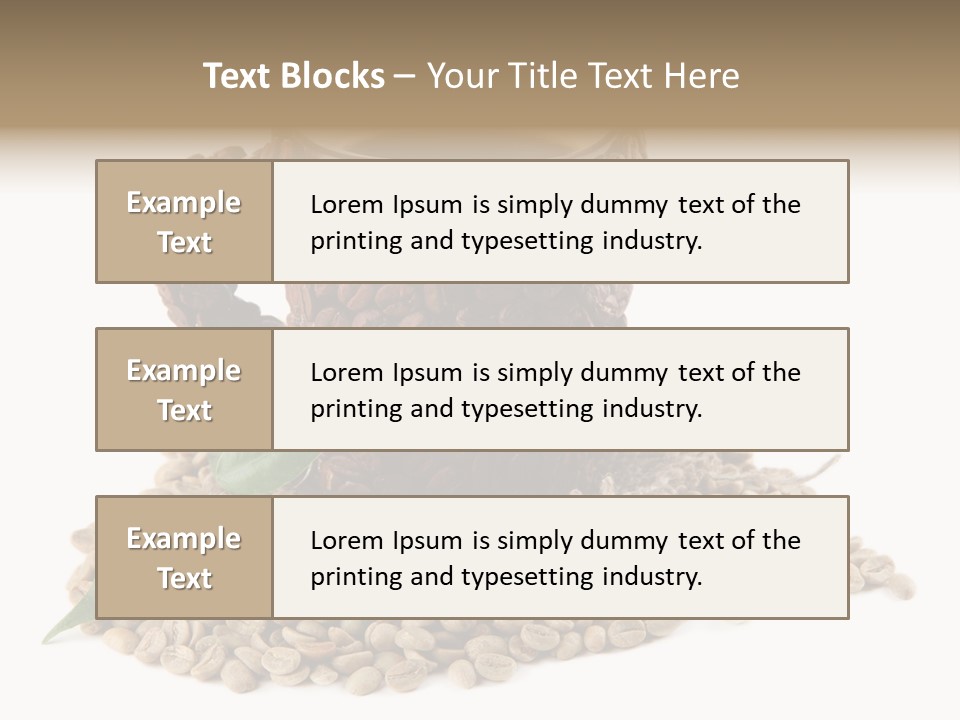 Cup Romantic Breakfast PowerPoint Template