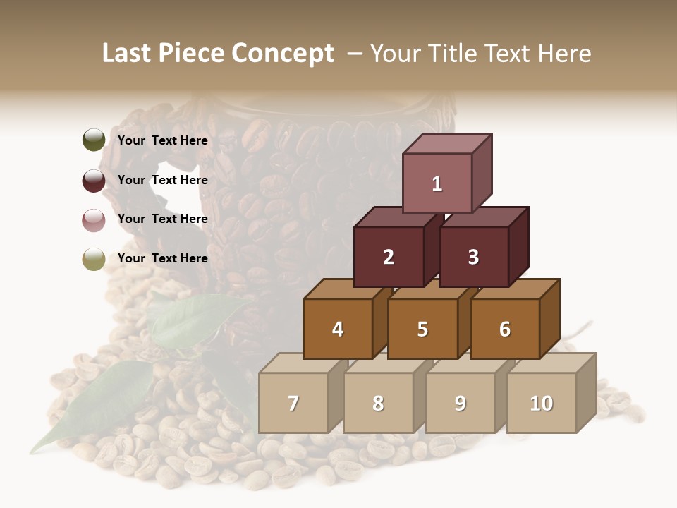 Cup Romantic Breakfast PowerPoint Template