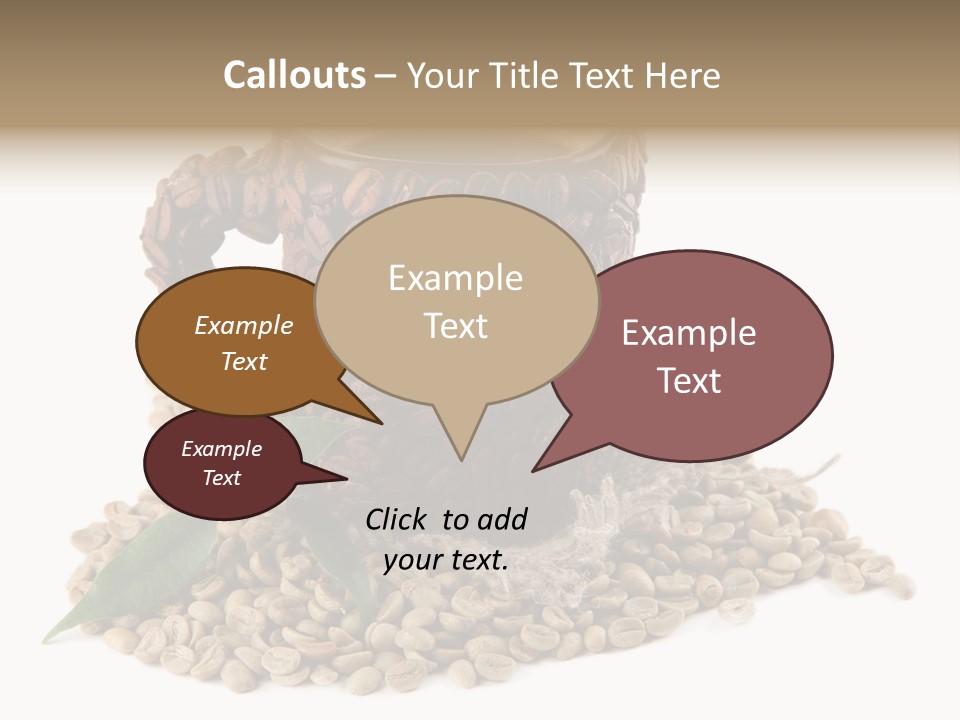 Cup Romantic Breakfast PowerPoint Template