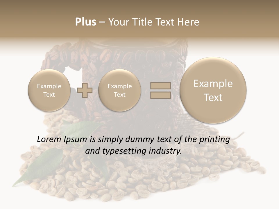 Cup Romantic Breakfast PowerPoint Template