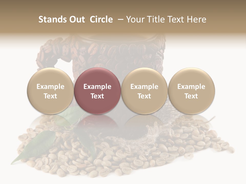 Cup Romantic Breakfast PowerPoint Template