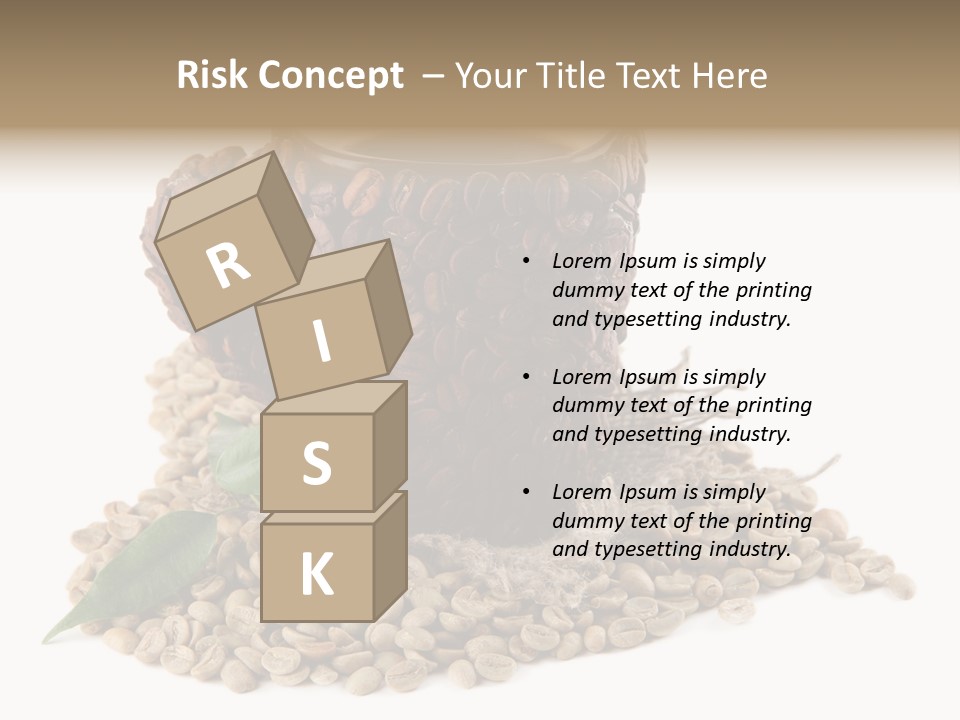 Cup Romantic Breakfast PowerPoint Template