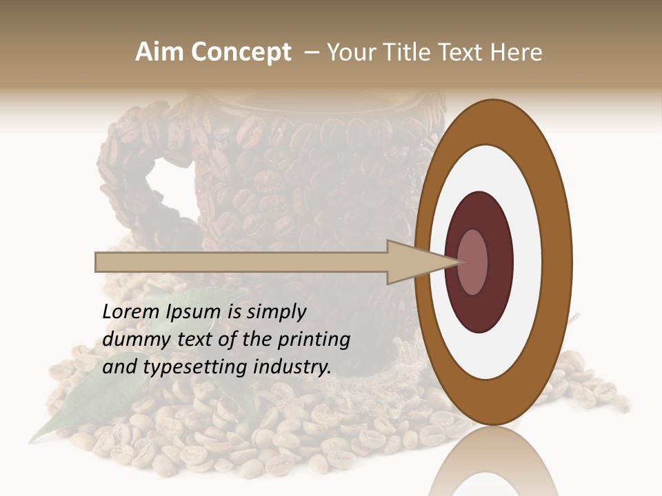 Cup Romantic Breakfast PowerPoint Template