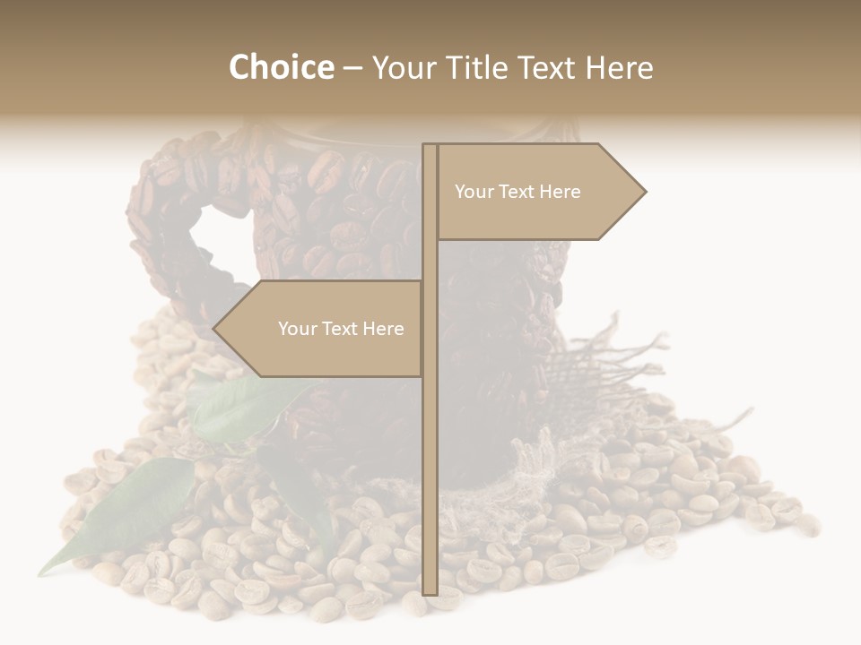 Cup Romantic Breakfast PowerPoint Template