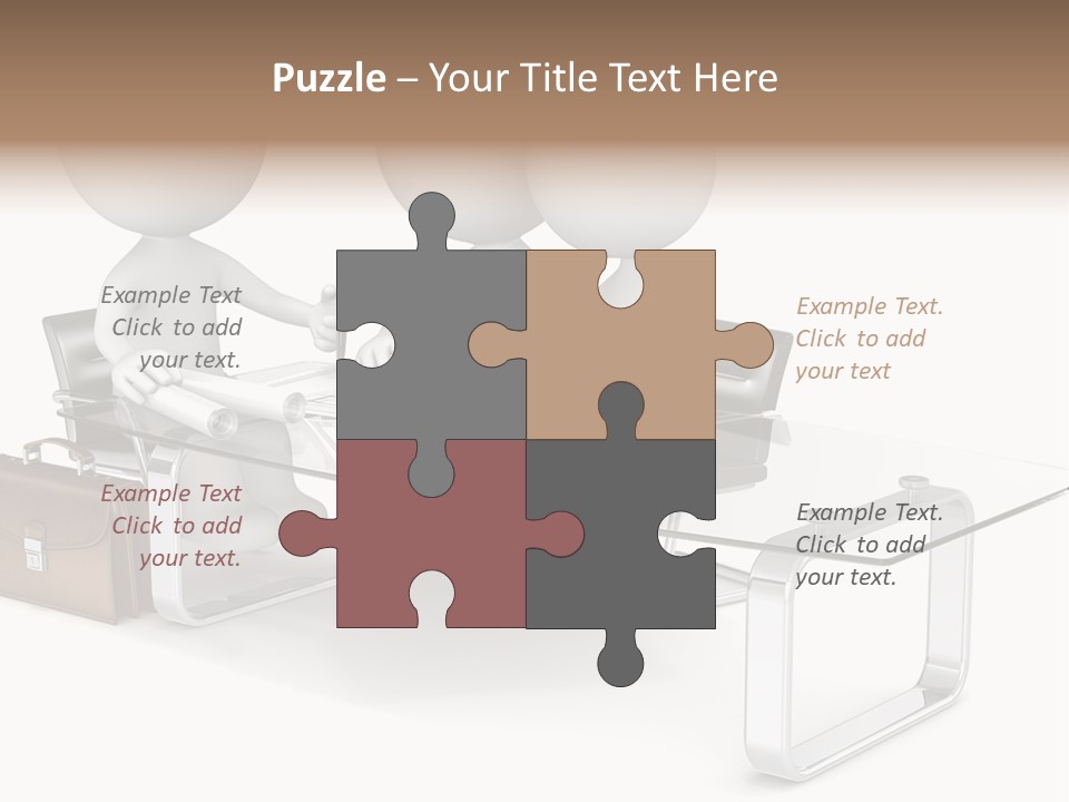 A Group Of People Sitting At A Table With A Laptop PowerPoint Template