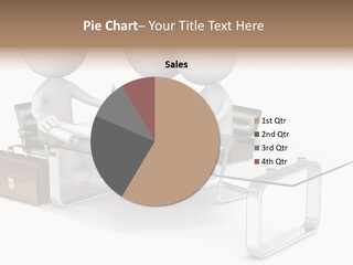 A Group Of People Sitting At A Table With A Laptop PowerPoint Template