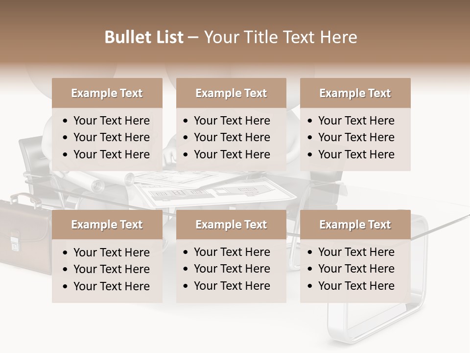 A Group Of People Sitting At A Table With A Laptop PowerPoint Template