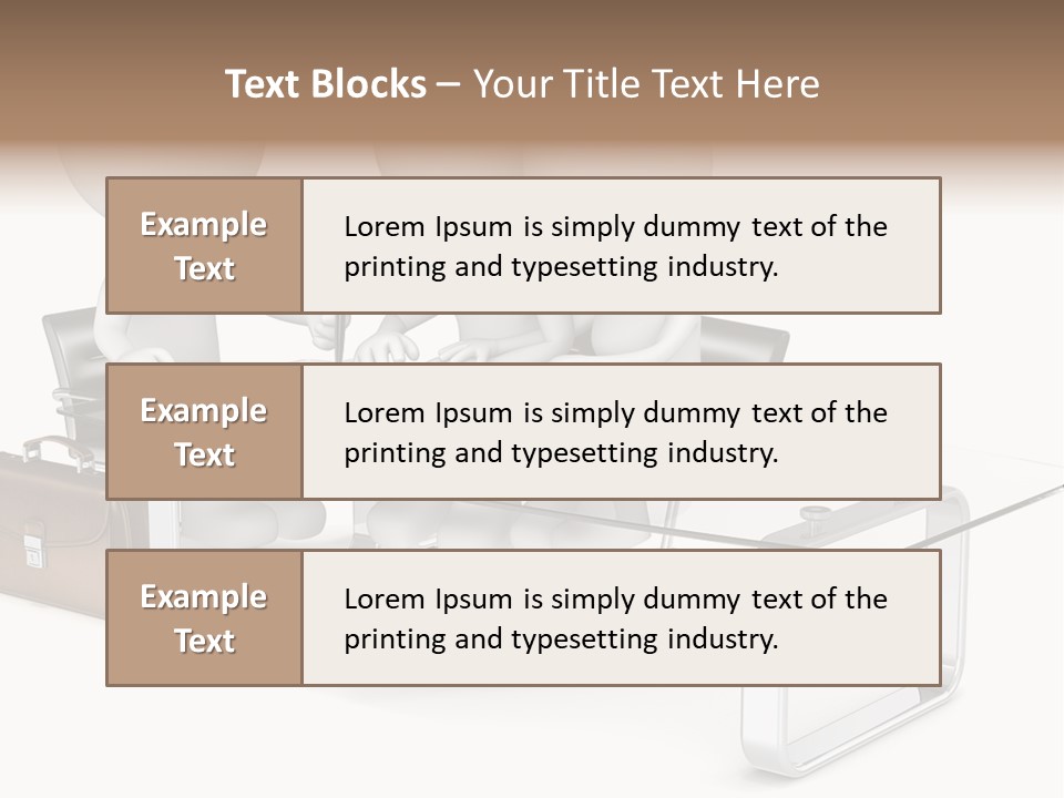 A Group Of People Sitting At A Table With A Laptop PowerPoint Template