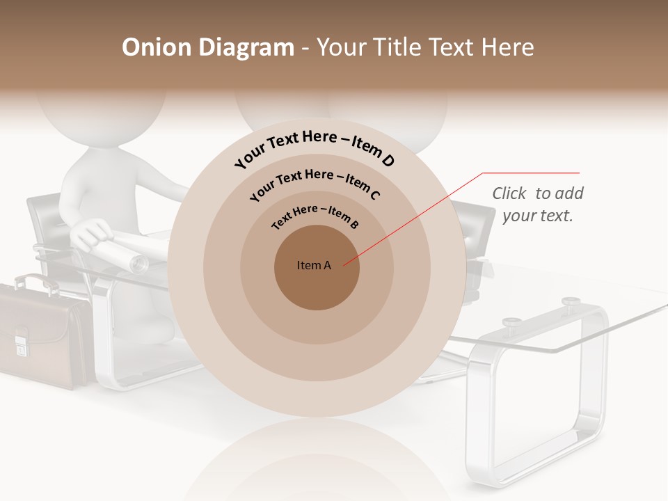 A Group Of People Sitting At A Table With A Laptop PowerPoint Template