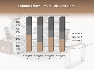 A Group Of People Sitting At A Table With A Laptop PowerPoint Template